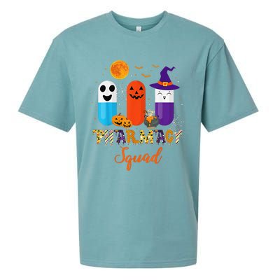 Funny Pills Pharmacy Pharmacist Squad Halloween Costume Sueded Cloud Jersey T-Shirt