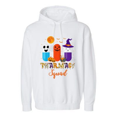 Funny Pills Pharmacy Pharmacist Squad Halloween Costume Garment-Dyed Fleece Hoodie