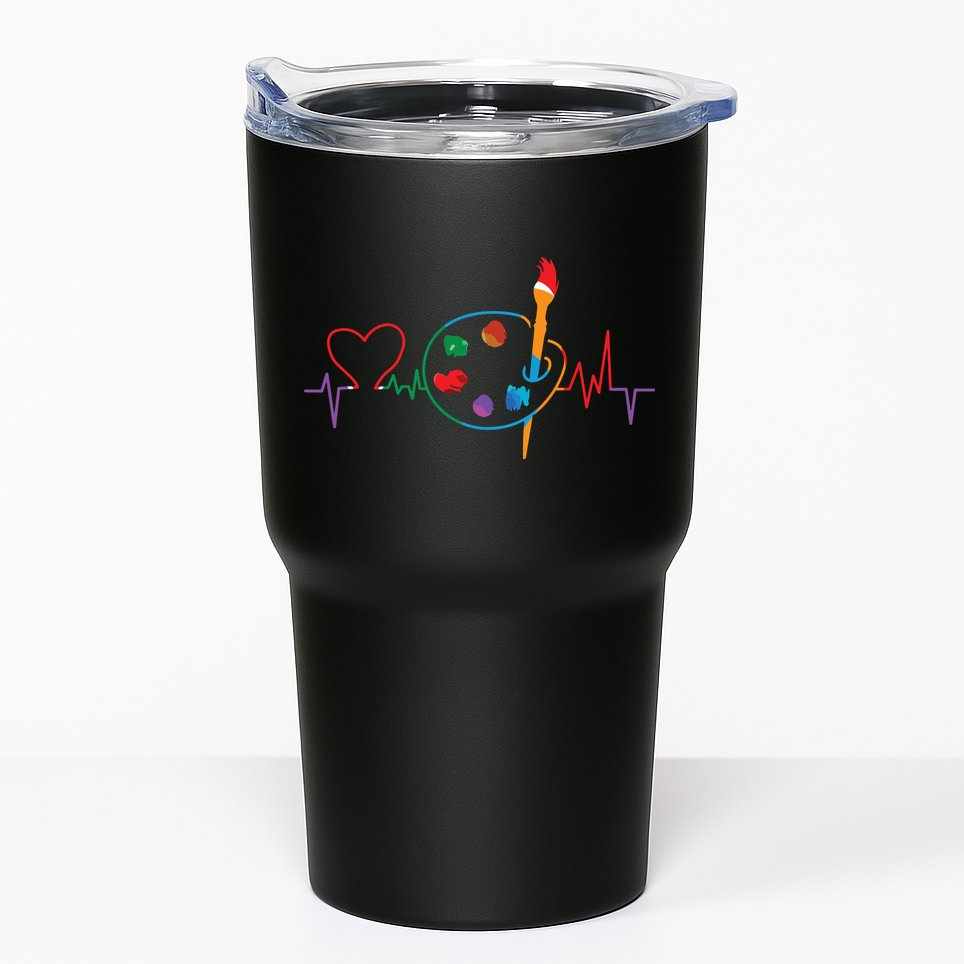 Funny Paint Palette Brush Artist Painter Gift Tumbler