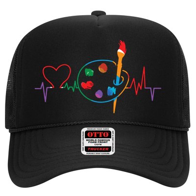 Funny Paint Palette Brush Artist Painter Gift Trucker Hat