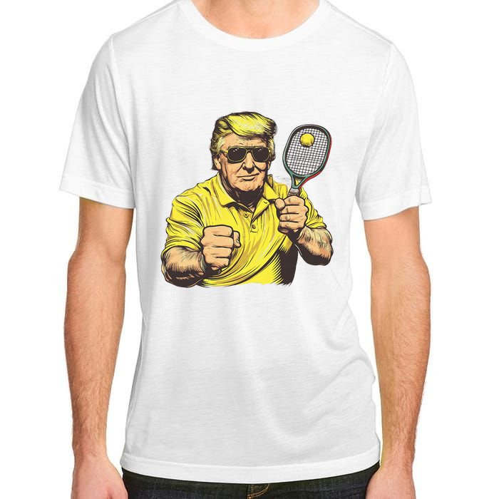 Funny President Pickleball Lovers Political Adult ChromaSoft Performance T-Shirt