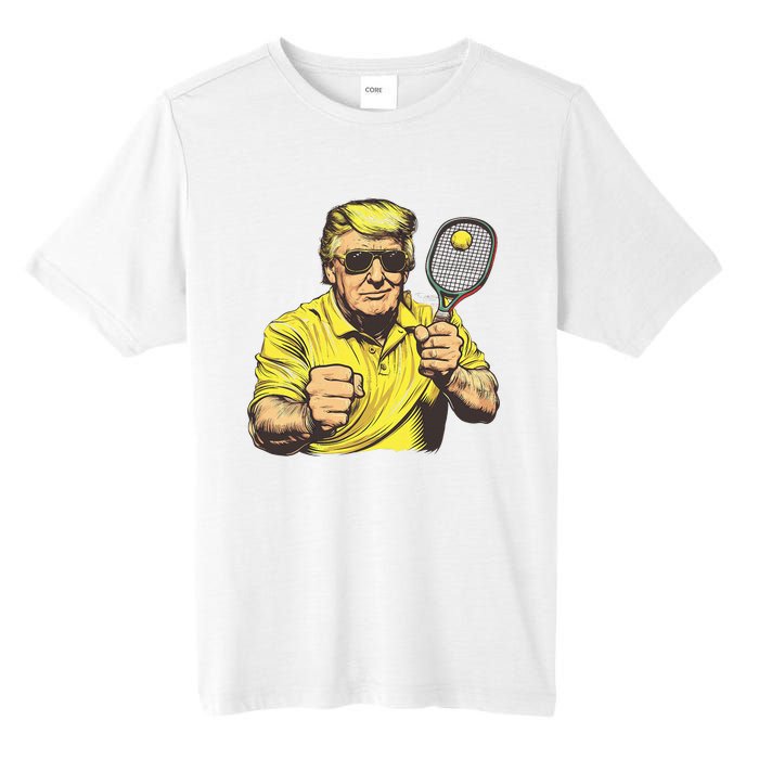 Funny President Pickleball Lovers Political Tall Fusion ChromaSoft Performance T-Shirt