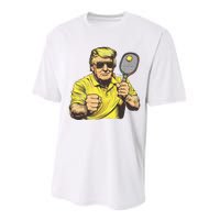 Funny President Pickleball Lovers Political Performance Sprint T-Shirt