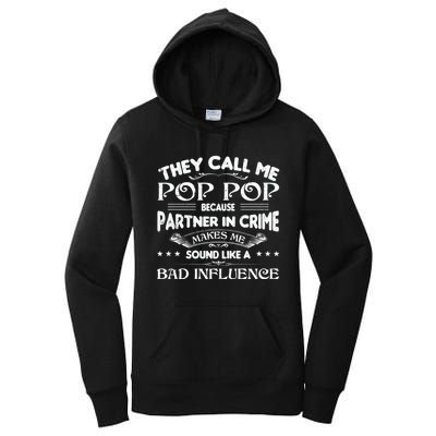 Funny Pop Pop Dad Shirts Valentine Fathers Day Christmas Women's Pullover Hoodie