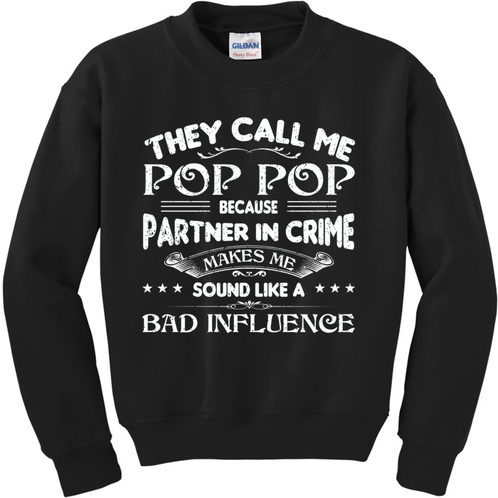 Funny Pop Pop Dad Shirts Valentine Fathers Day Christmas Kids Sweatshirt