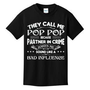 Funny Pop Pop Dad Shirts Valentine Fathers Day Christmas Kids T-Shirt