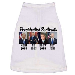 Funny Presidential Portraits Trump More Jobs Biden Nut Jobs Doggie Tank