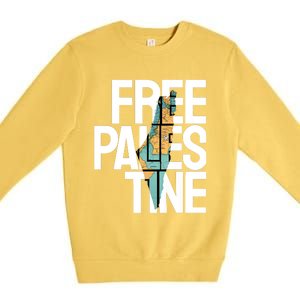 Free Palestine Premium Premium Crewneck Sweatshirt