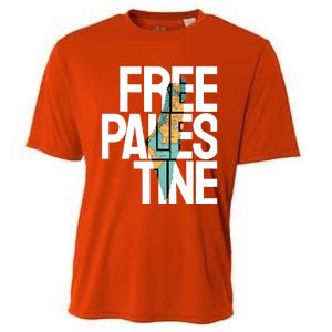 Free Palestine Premium Cooling Performance Crew T-Shirt