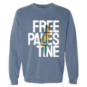 Free Palestine Premium Garment-Dyed Sweatshirt