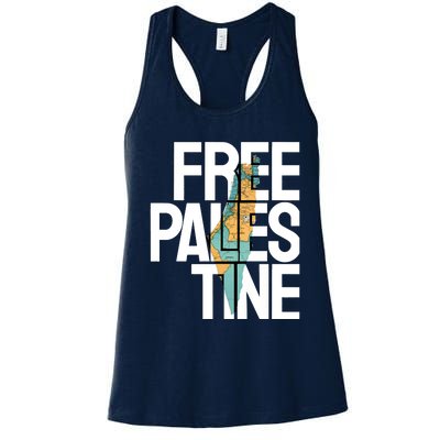 Free Palestine Premium Women's Racerback Tank