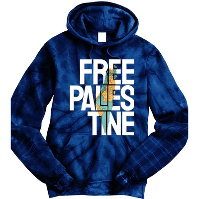 Free Palestine Premium Tie Dye Hoodie