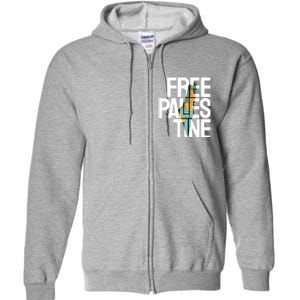 Free Palestine Premium Full Zip Hoodie