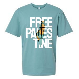 Free Palestine Premium Sueded Cloud Jersey T-Shirt