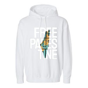 Free Palestine Premium Garment-Dyed Fleece Hoodie