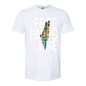 Free Palestine Premium Softstyle CVC T-Shirt