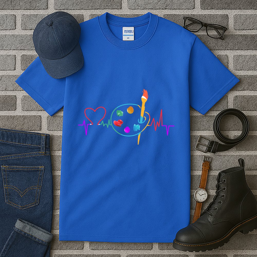 Funny Paint Palette Brush Artist Painter Gift Gift Tall T-Shirt