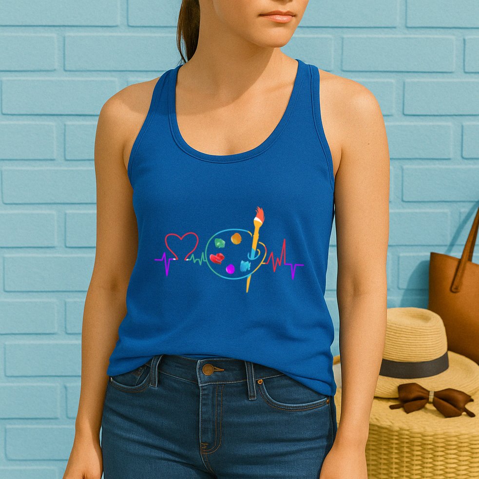 Funny Paint Palette Brush Artist Painter Gift Gift Womens Tank Top