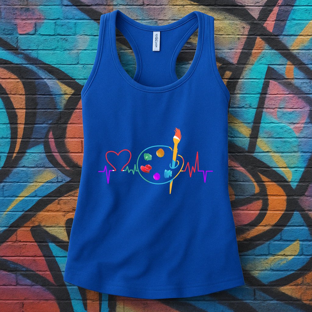Funny Paint Palette Brush Artist Painter Gift Gift Womens Tank Top