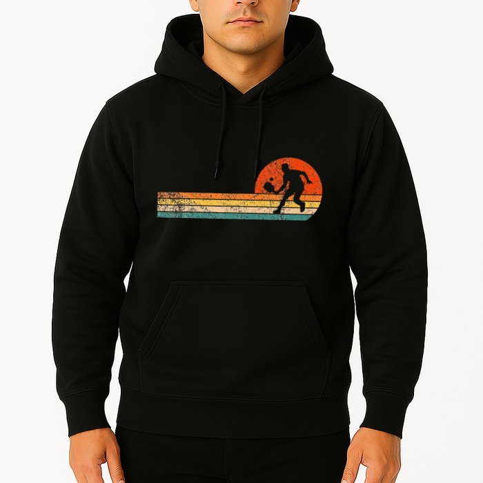 Funny Pickleball Paddle Pickleball Player Dink Retro Vintage  Hoodie