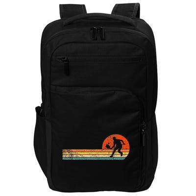 Funny Pickleball Paddle Pickleball Player Dink Retro Vintage  Impact Tech Backpack
