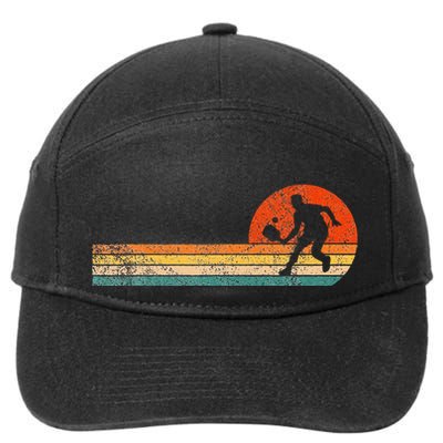 Funny Pickleball Paddle Pickleball Player Dink Retro Vintage  7-Panel Snapback Hat