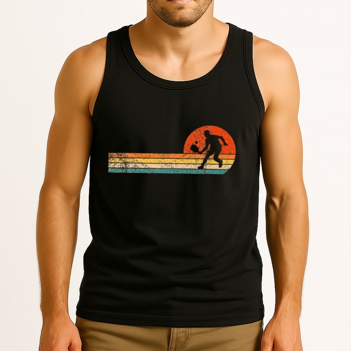 Funny Pickleball Paddle Pickleball Player Dink Retro Vintage  Tank Top