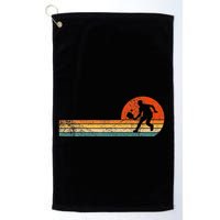 Funny Pickleball Paddle Pickleball Player Dink Retro Vintage  Golf Towel