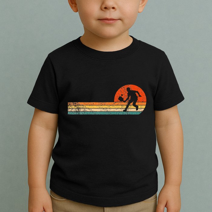 Funny Pickleball Paddle Pickleball Player Dink Retro Vintage  Toddler T-Shirt