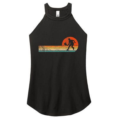 Funny Pickleball Paddle Pickleball Player Dink Retro Vintage  Women's Perfect Tri Rocker Tank