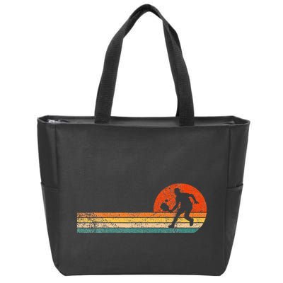 Funny Pickleball Paddle Pickleball Player Dink Retro Vintage  Zip Tote Bag