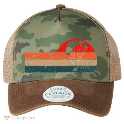 Funny Paraglider & Paragliding Parachtuting & Skydiving Legacy Tie Dye Trucker Hat