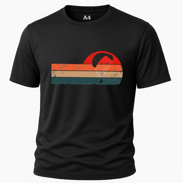 Funny Paraglider & Paragliding Parachtuting & Skydiving Cooling Performance Crew T-Shirt