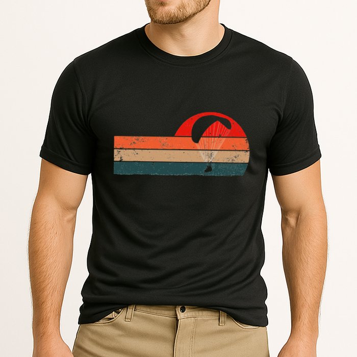 Funny Paraglider & Paragliding Parachtuting & Skydiving Cooling Performance Crew T-Shirt