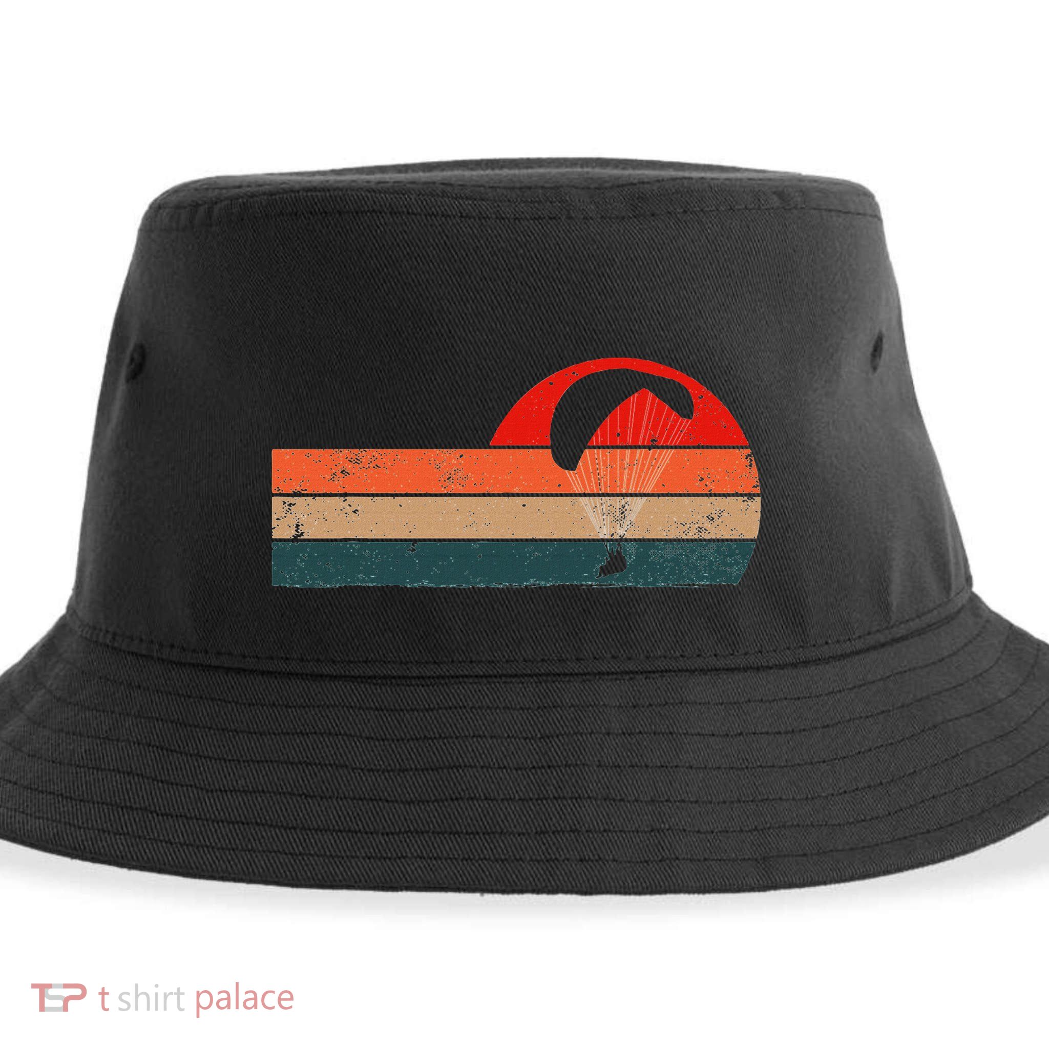 Funny Paraglider & Paragliding Parachtuting & Skydiving Sustainable Bucket Hat