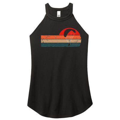 Funny Paraglider & Paragliding Parachtuting & Skydiving Women’s Perfect Tri Rocker Tank