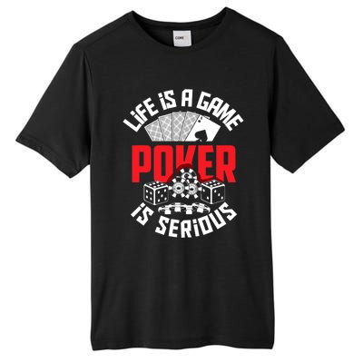 Funny Poker Player Poker Tall Fusion ChromaSoft Performance T-Shirt