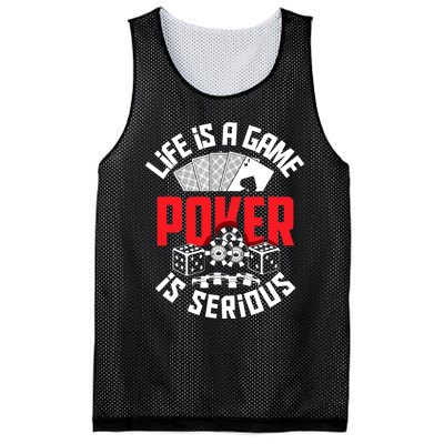 Funny Poker Player Poker Mesh Reversible Basketball Jersey Tank