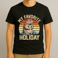 Funny Punxsutawney Phil My Favorite Holiday Groundhog Day T-Shirt