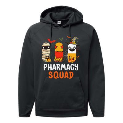 Funny Pills Pharmacy Squad Pharmacist Technician Halloween Performance Fleece Hoodie