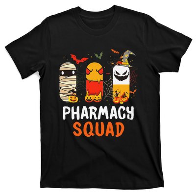 Funny Pills Pharmacy Squad Pharmacist Technician Halloween T-Shirt