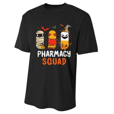 Funny Pills Pharmacy Squad Pharmacist Technician Halloween Performance Sprint T-Shirt