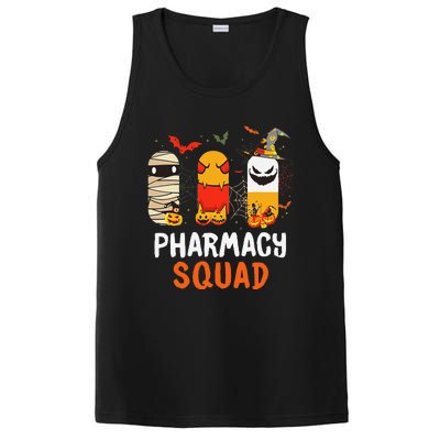 Funny Pills Pharmacy Squad Pharmacist Technician Halloween PosiCharge Competitor Tank