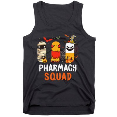 Funny Pills Pharmacy Squad Pharmacist Technician Halloween Tank Top