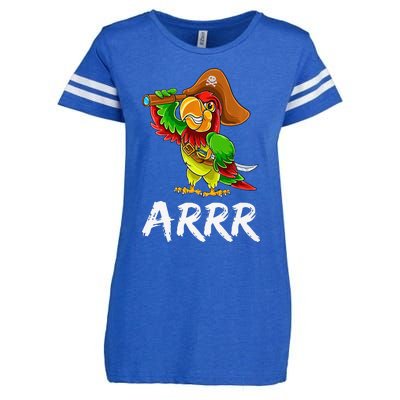 Funny Pirate Parrot With Sabre Halloween Costume Premium Enza Ladies Jersey Football T-Shirt