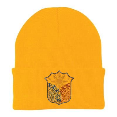 Filipino Pinoy Pride Mandala Tribal Proud Philippines Knit Cap Winter Beanie