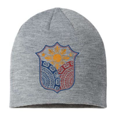 Filipino Pinoy Pride Mandala Tribal Proud Philippines Sustainable Beanie