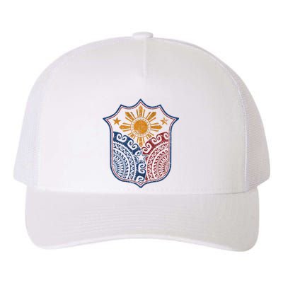 Filipino Pinoy Pride Mandala Tribal Proud Philippines Yupoong Adult 5-Panel Trucker Hat