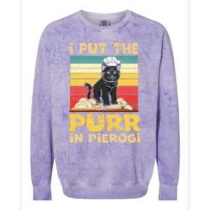 Funny Polish Pierogi Colorblast Crewneck Sweatshirt