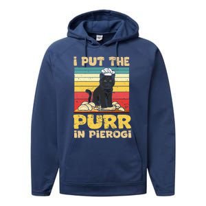 Funny Polish Pierogi Performance Fleece Hoodie